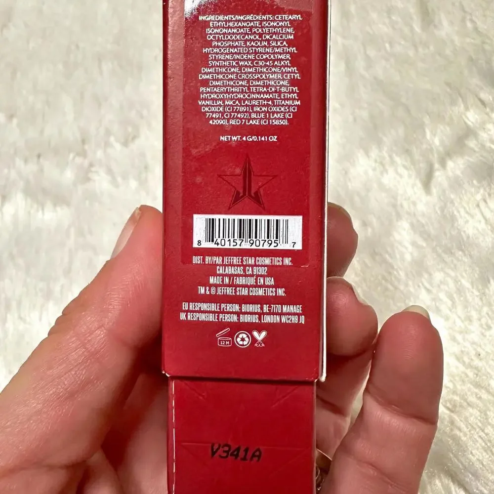 NIB Jeffree Star Velvet Trap Lipstick Mouse Trap Full Size 4g